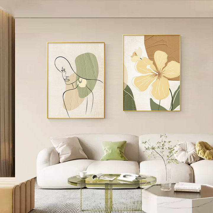 Elegant Floral Canvas Wall Art