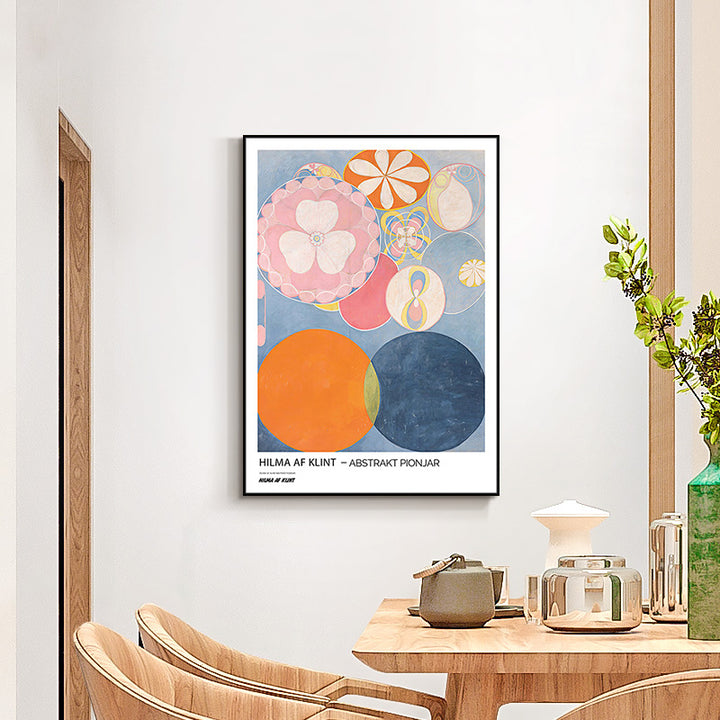 Framed Abstract Expressionist Art Print