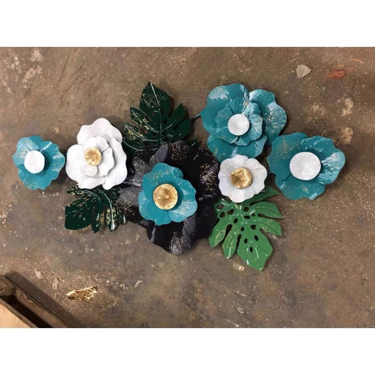 Floral Metal Wall Sculpture