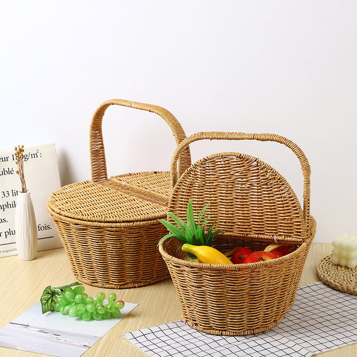 Woven Picnic Basket