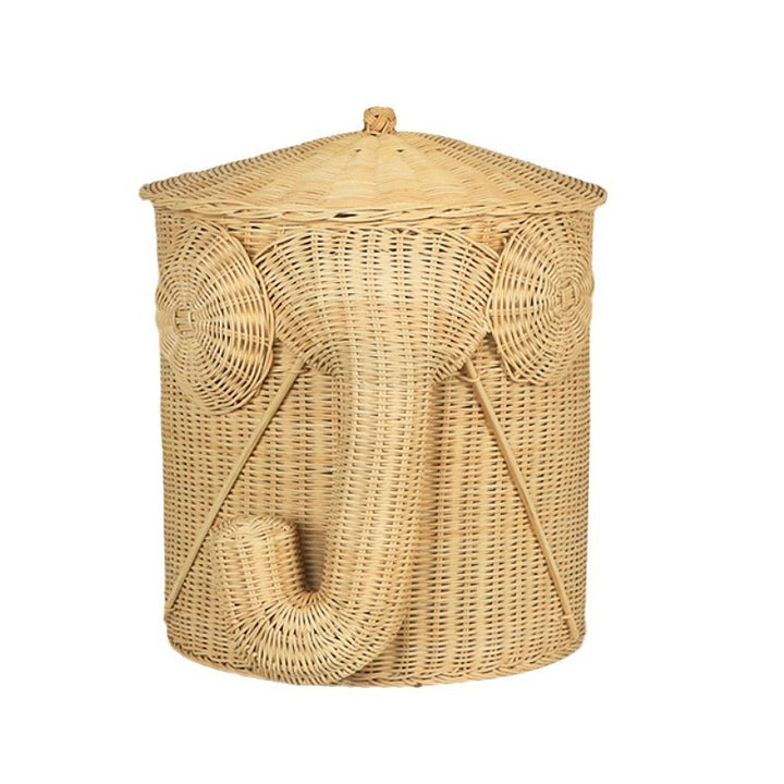 Playful laundry basket in elephant design