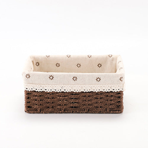 Rectangular Woven Storage Baskets