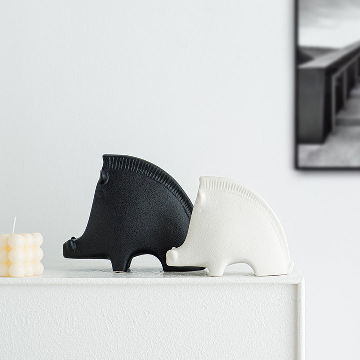 Decorative ceramic shelf