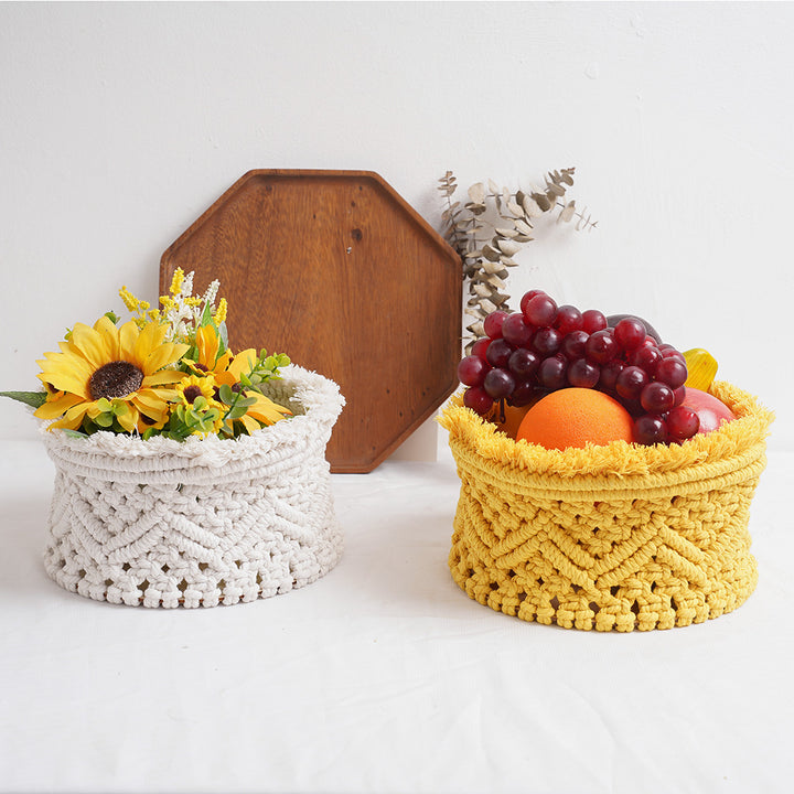 Decorative Macrame Storage Basket