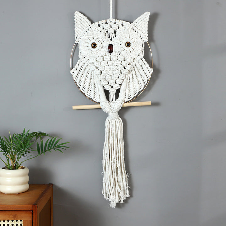 Macrame Owl Wall Hanging