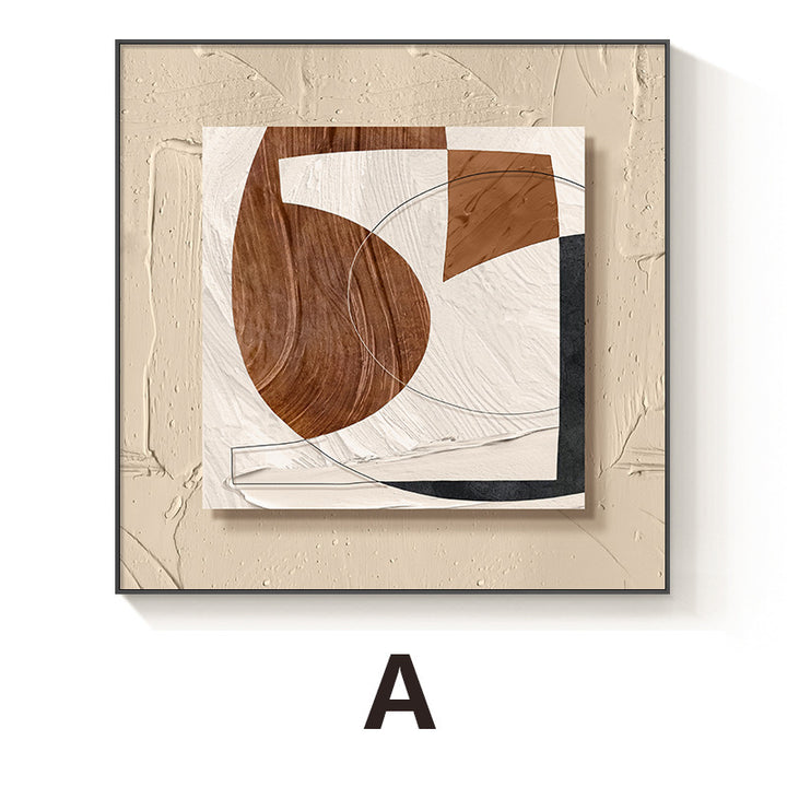 Abstract Textured Framed Art