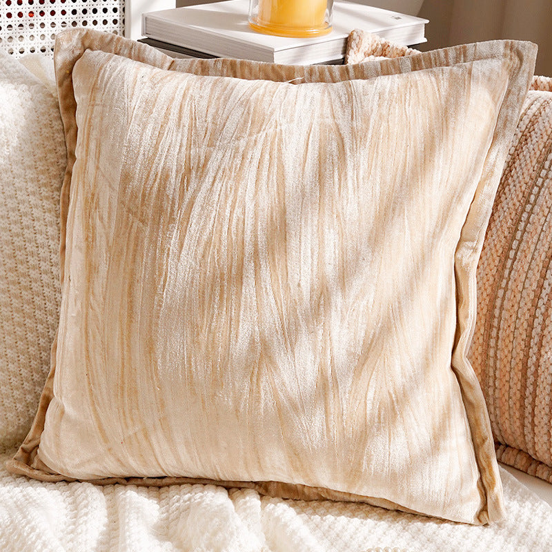 Decorative Croissant-Themed Pillow