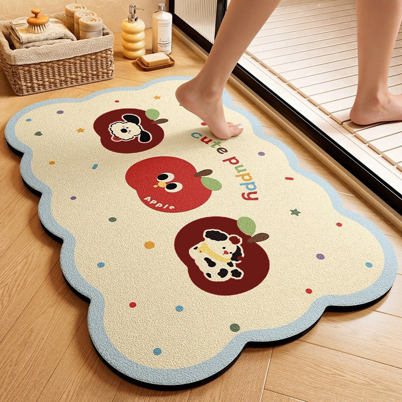 Cute Animal-Themed Memory Foam Bath Mat Avarnia