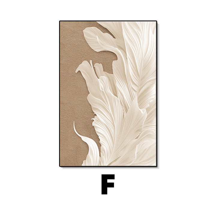 Elegant Floral Textured Wall Art