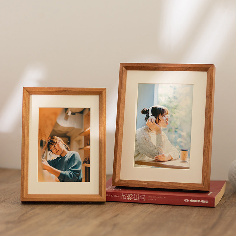 Elegant Wooden Photo Display Frame