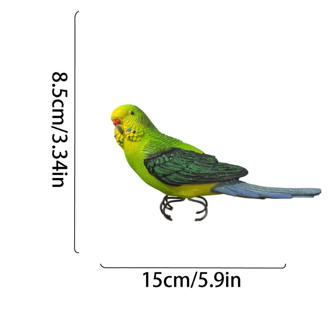Decorative Parakeet Bird Figurine