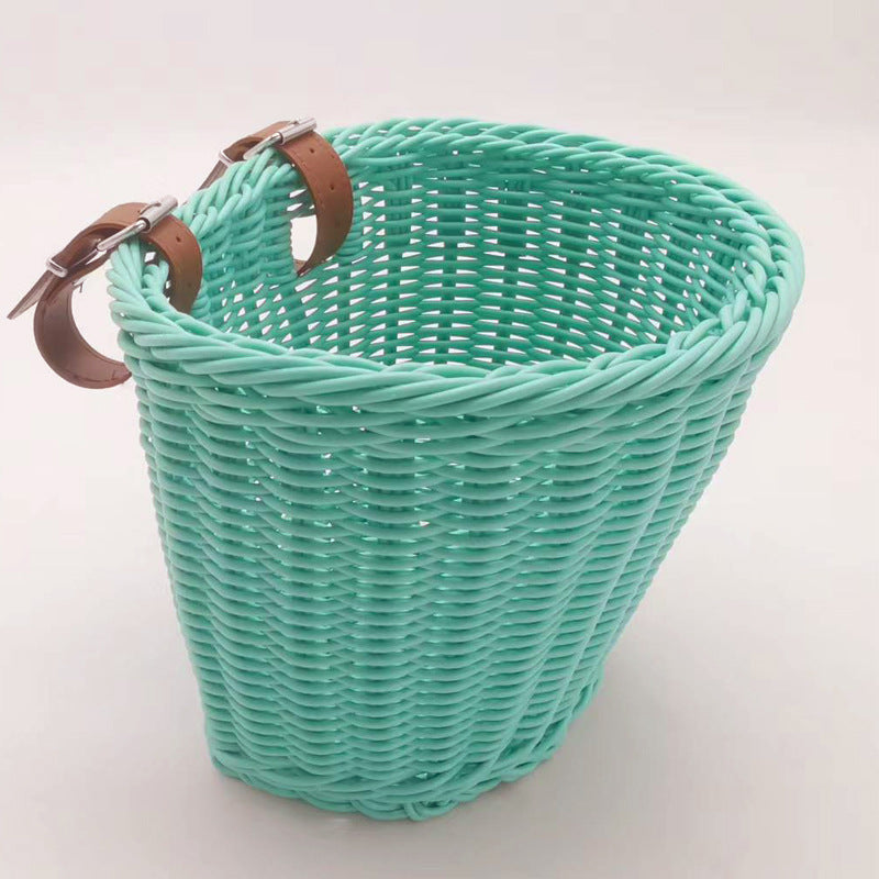 Handmade bicycle basket