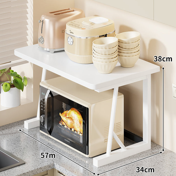 Stacking Countertop Microwave and Appliance Shelf Organizer