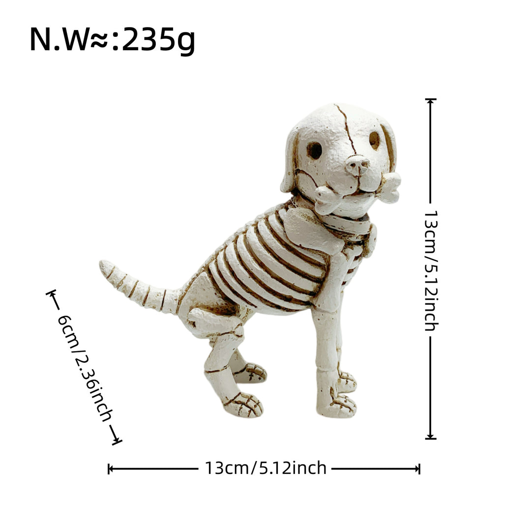 Decorative Dog Skeleton Figure
