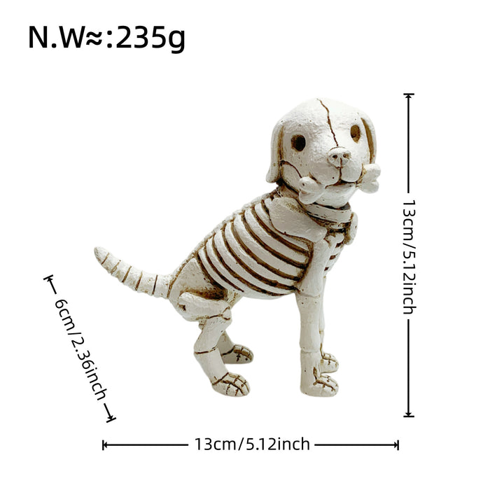 Decorative Dog Skeleton Figure
