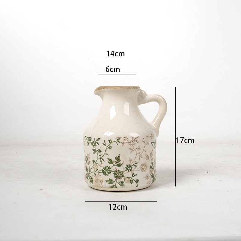 Floral Ceramic Jug