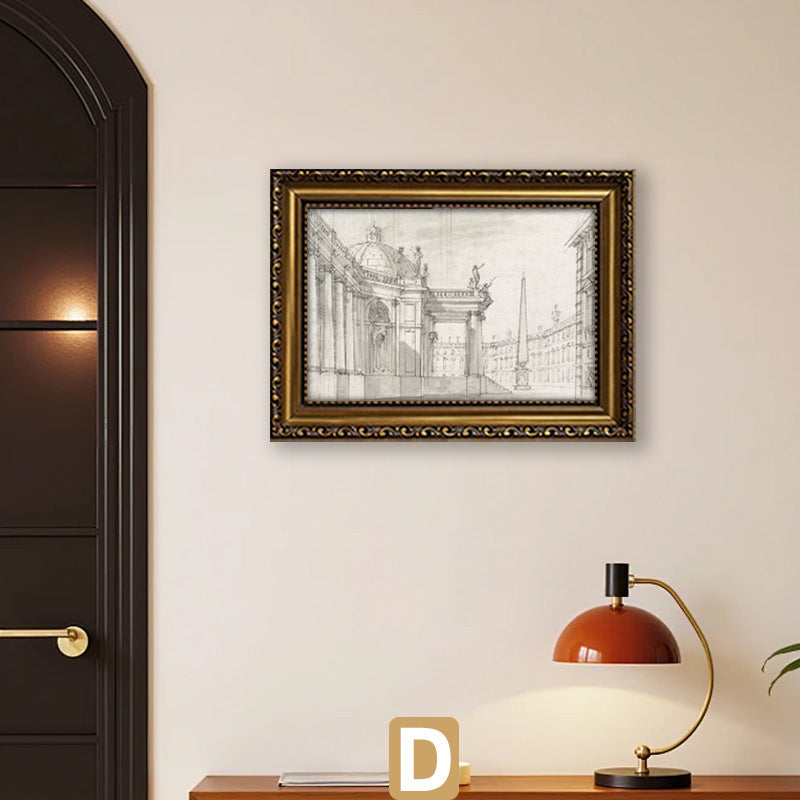 Classic Architectural Framed Wall Art