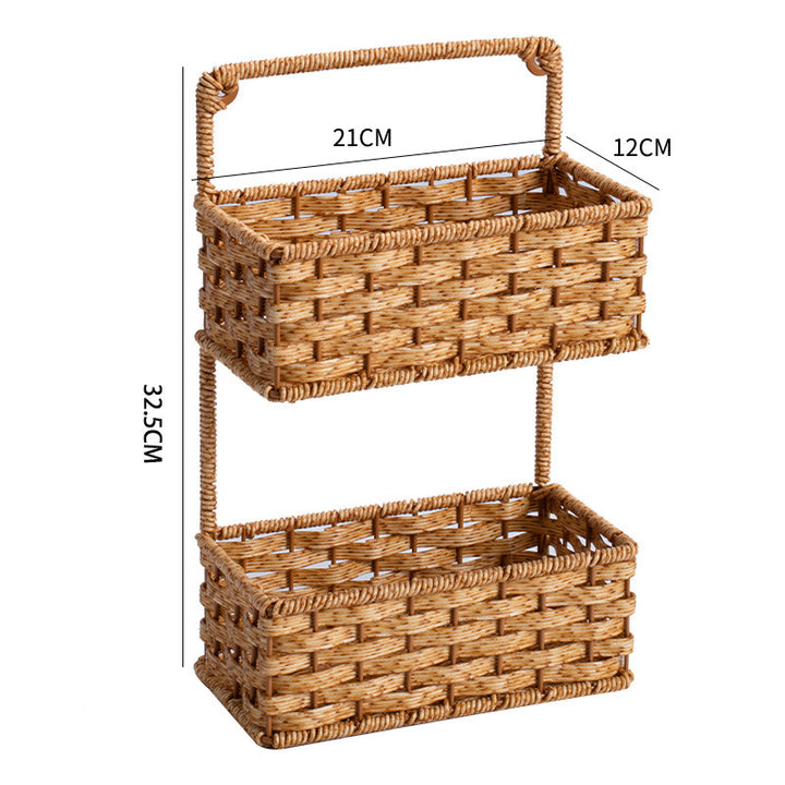 Double Layer Woven Storage Container