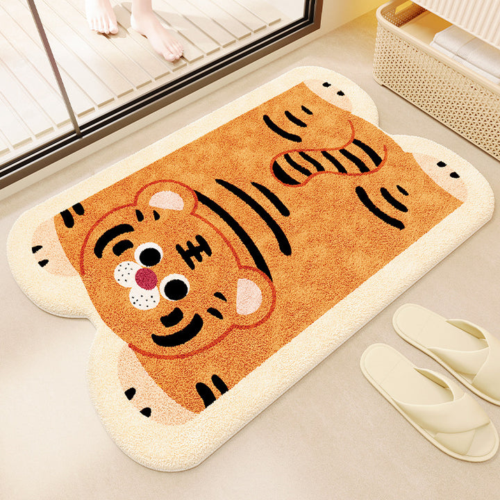 Fun Animal-Themed Bathroom Mat