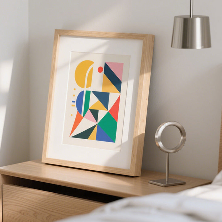 Abstract Geometric Art Frame