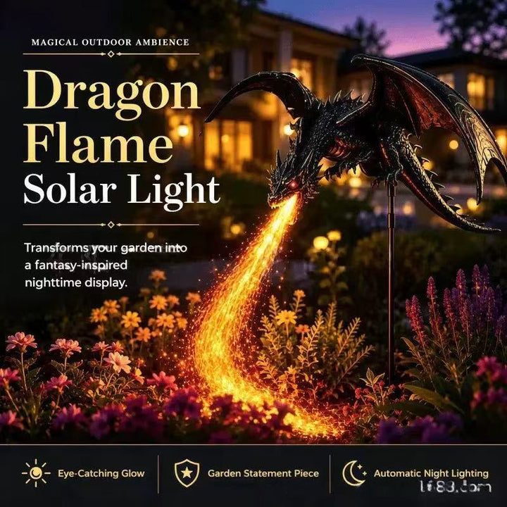 Decorative dragon lamp with LED effects
