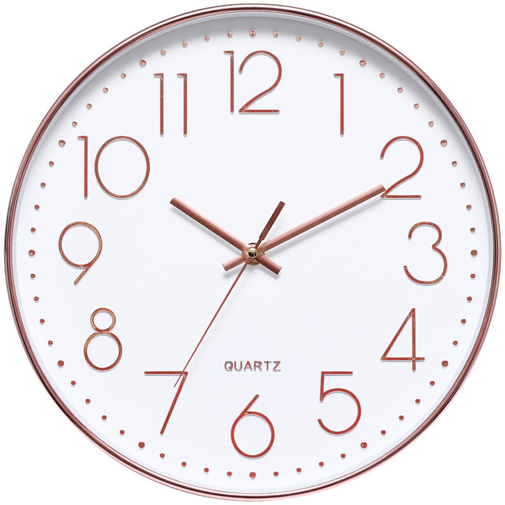Wall clock in minimalist design