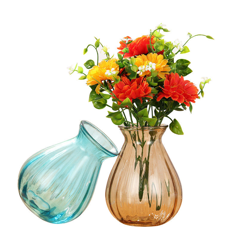 Elegant Curved Glass Vase