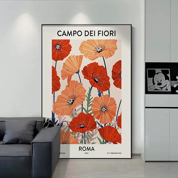 Botanical Themed Wall Art Print