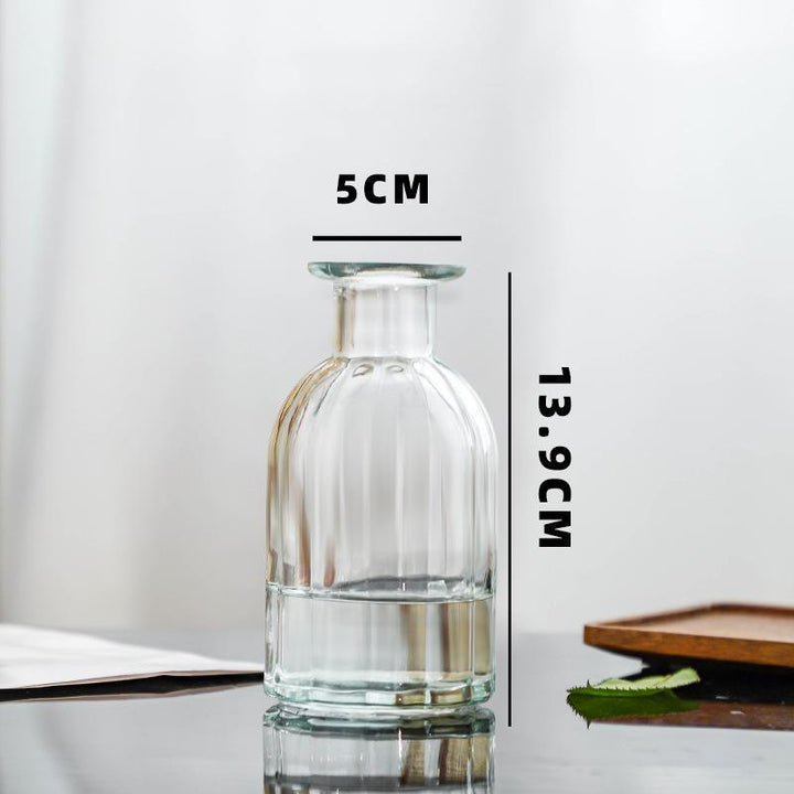 Premium Textured Glass Beverage Container