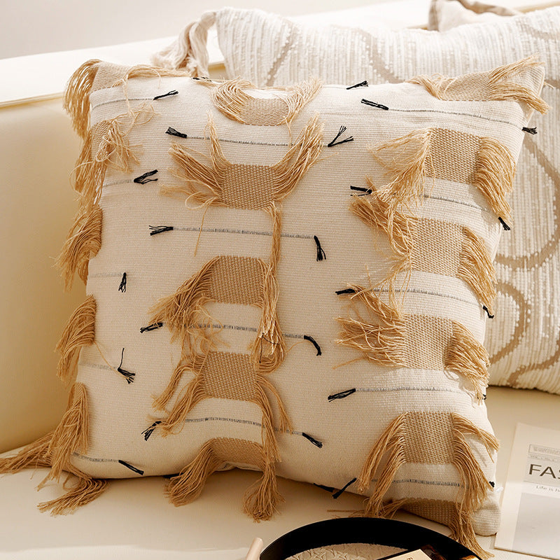 Decorative Cat-Themed Throw Pillow
