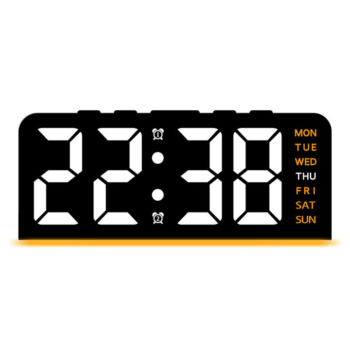 Digital multifunction alarm clock with LED display and alarm function