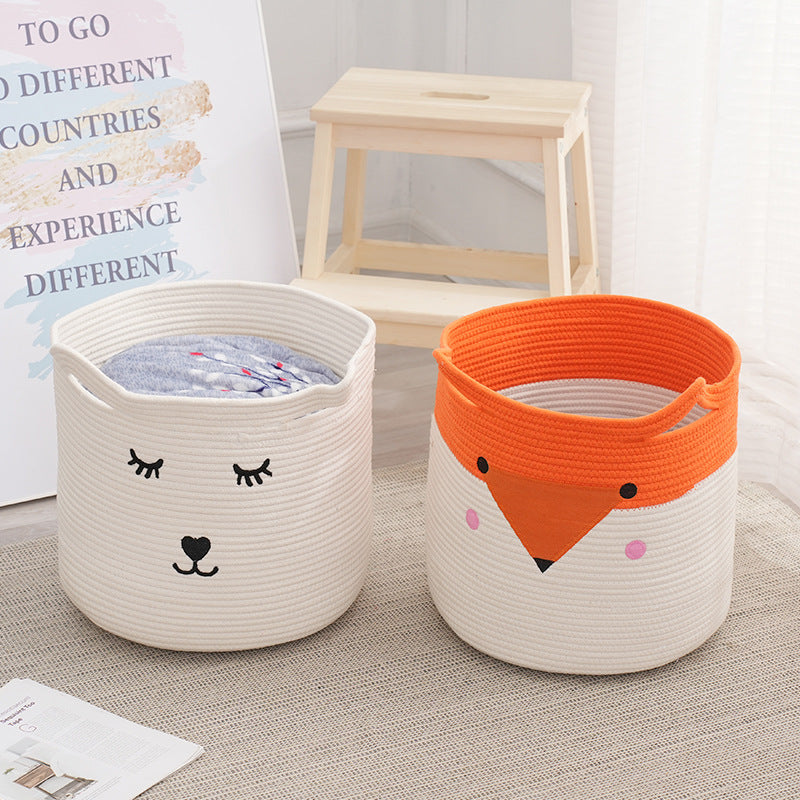Tier motif storage basket