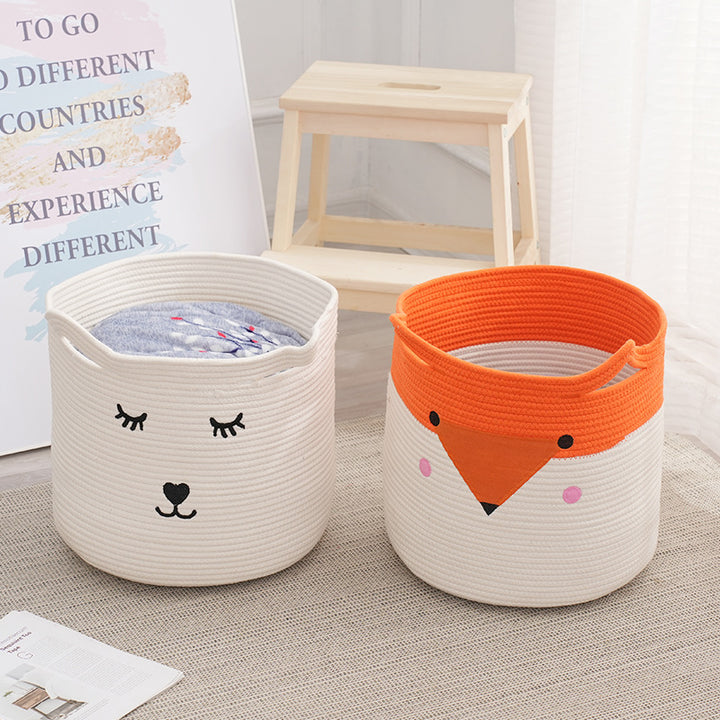 Tier motif storage basket