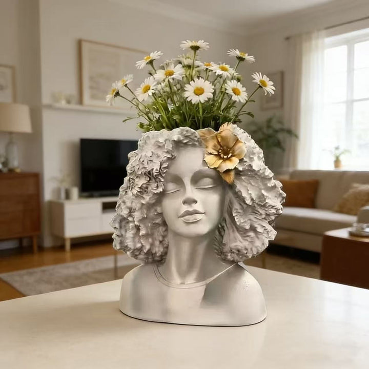 Decorative bust with African motif