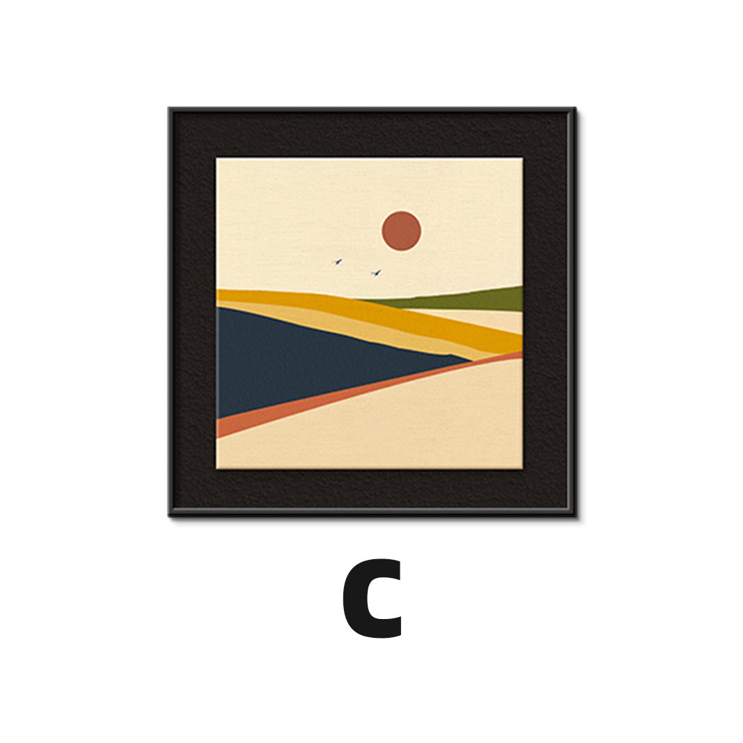 Framed Abstract Landscape Art
