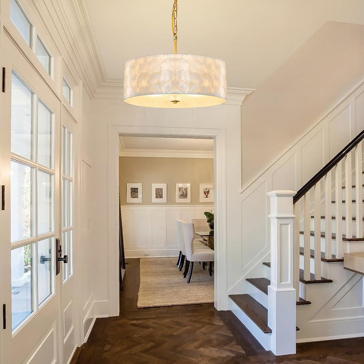 Elegant Drum Pendant Light