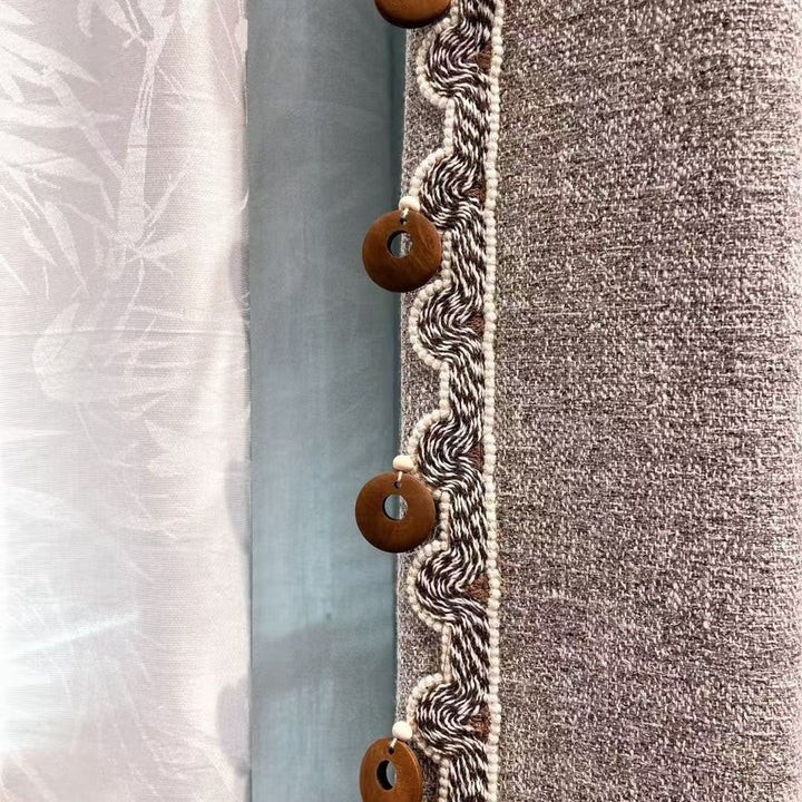 Decorative curtain trim