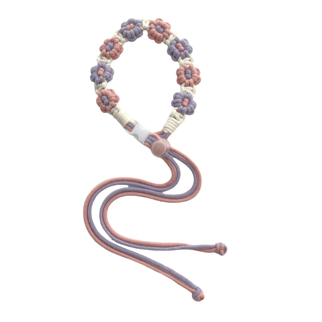 Floral Macrame Eyewear Strap