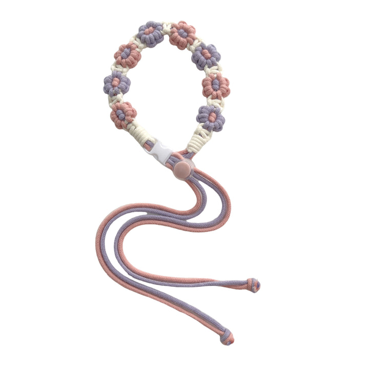 Floral Macrame Eyewear Strap