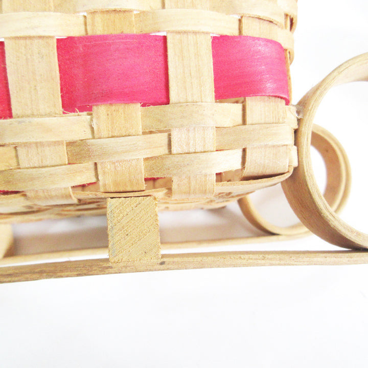 Handwoven storage basket with natural flair