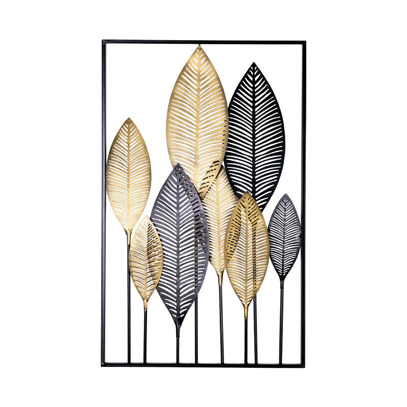 Artistic Metal Leaf Wall Sculpture