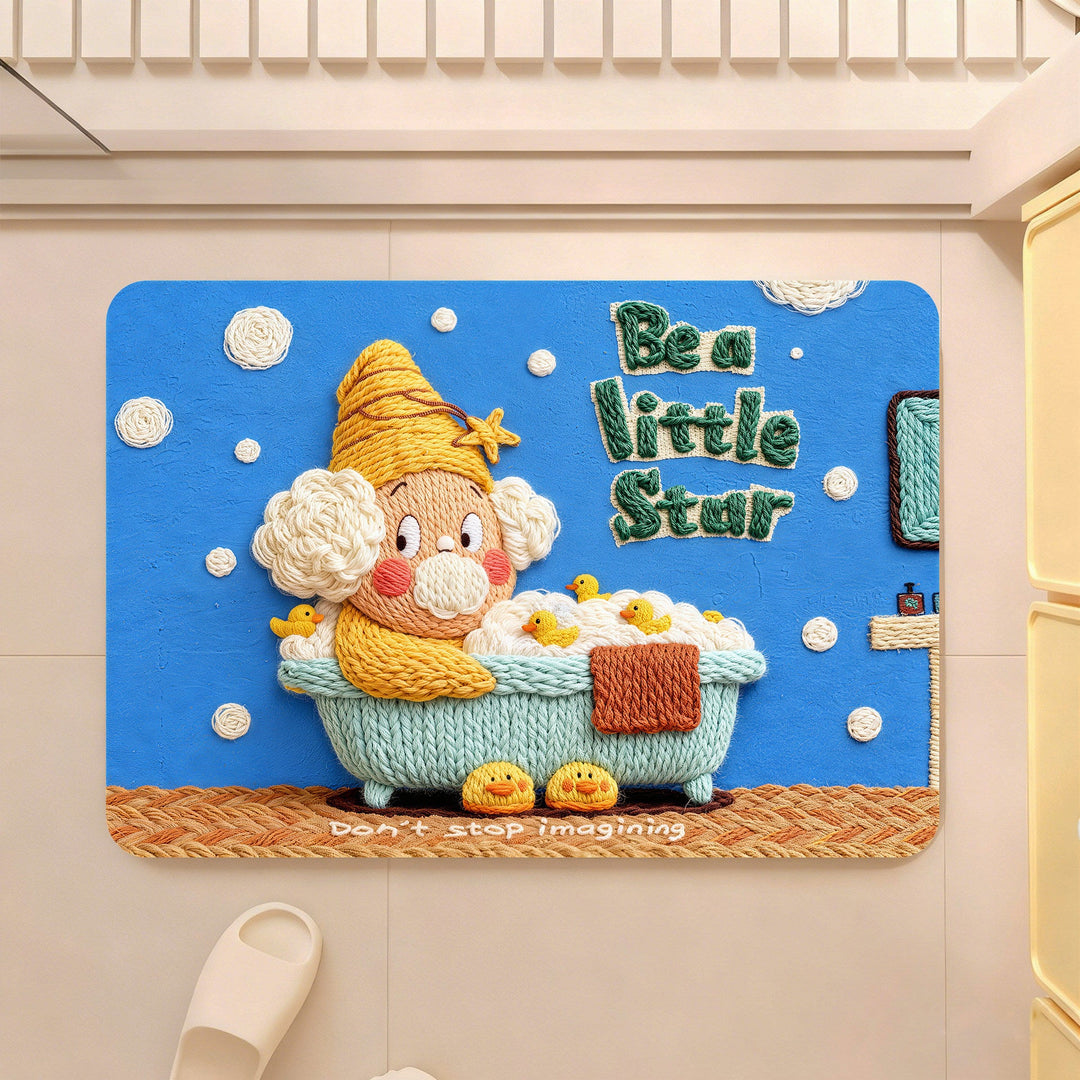 Whimsical Bakery-Themed Decorative Area Rug