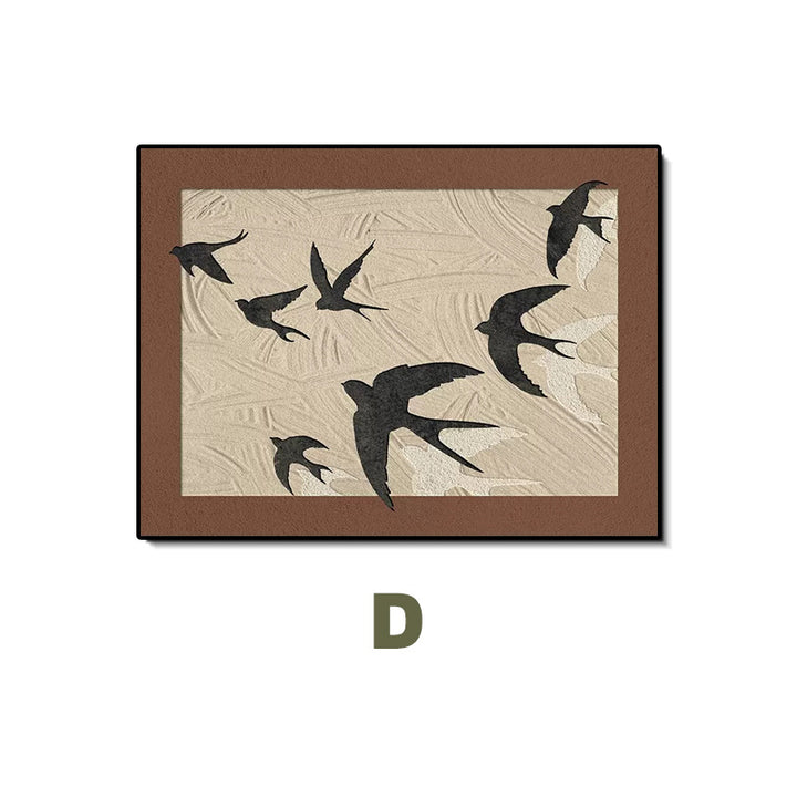 Framed Birds Wall Art