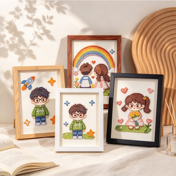 Playful Character Art Frame