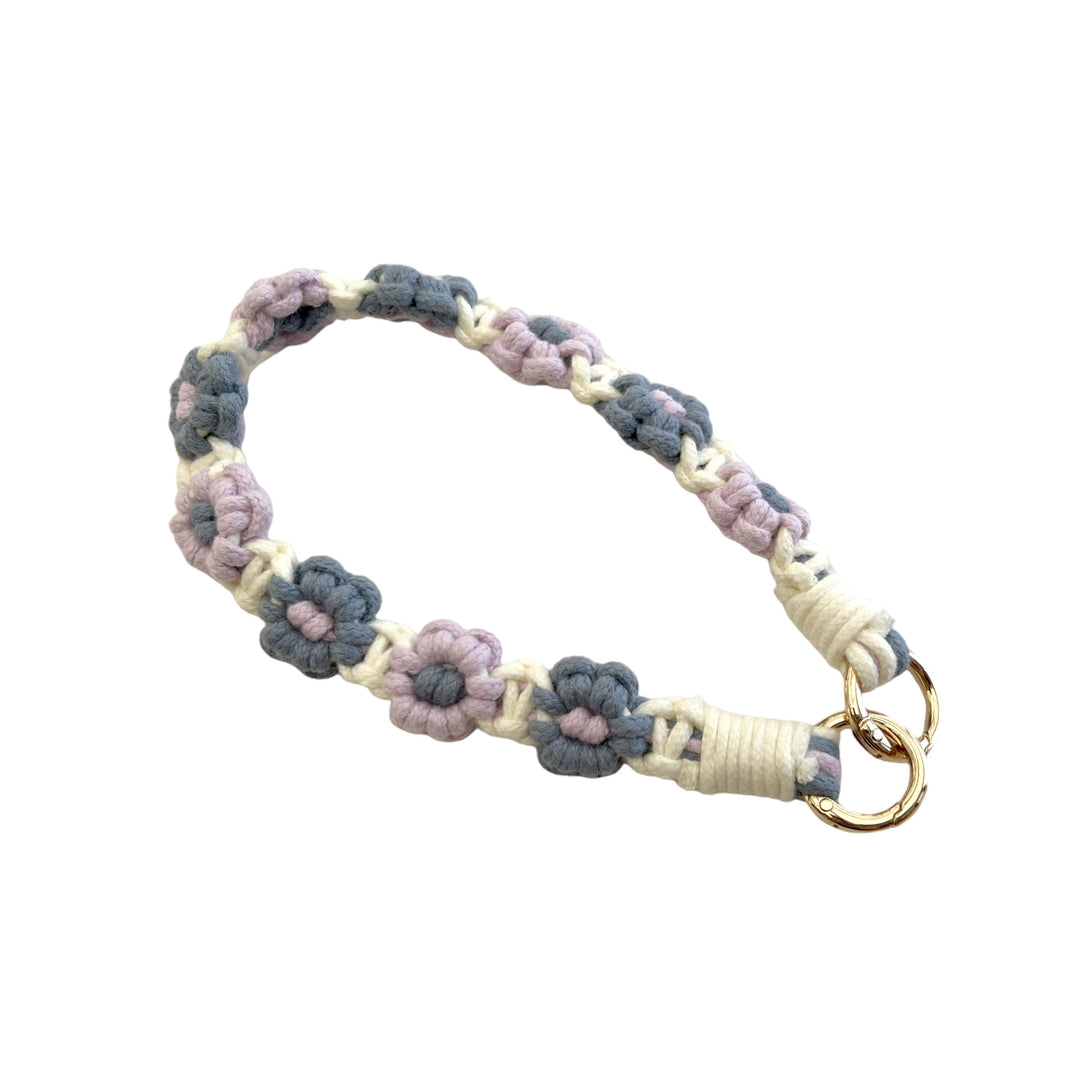 Flower Patterned Keychain Holder