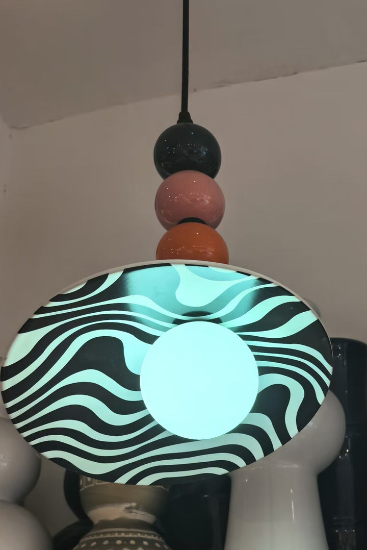 Vintage Circus-Style Pendant Lamp
