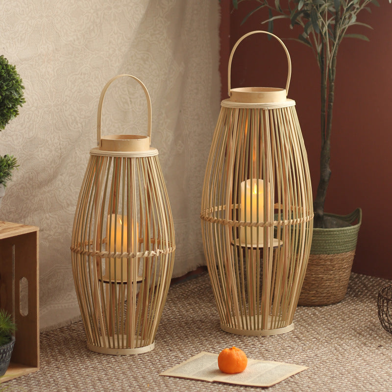 Handcrafted lantern in Scandinavian style