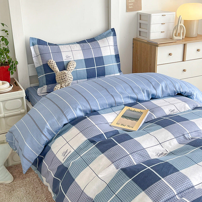Modern Plaid Bedding Set