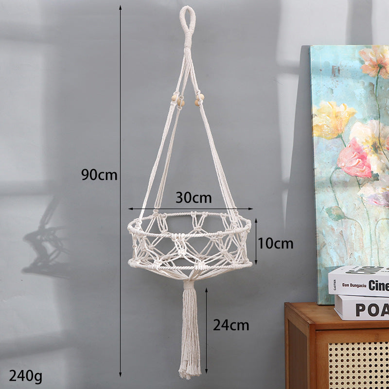 Decorative Macrame Hanging Basket