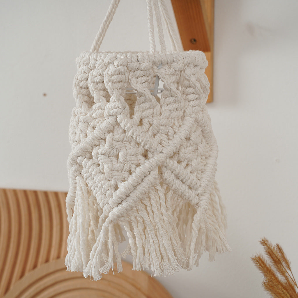 Woven Macramé Plant Holder